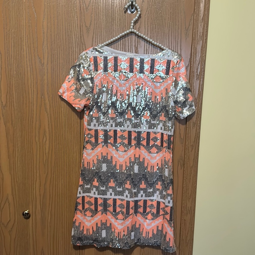 A Beautiful sequin design dress
